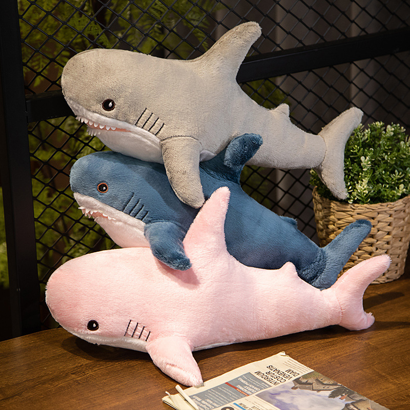抱き枕 もふもふサメの抱き枕ぬいぐるみ
