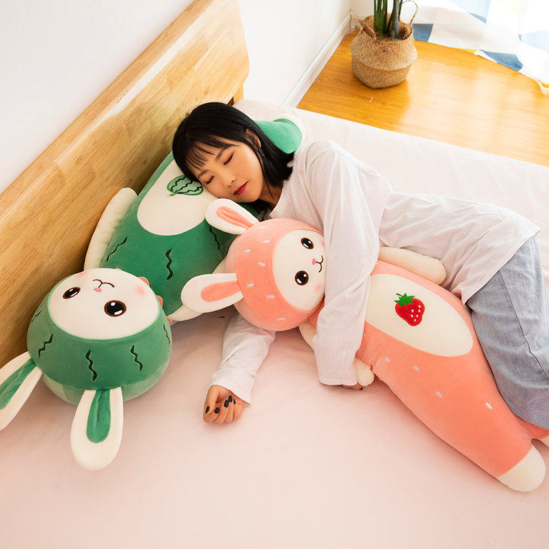 抱き枕 フルーツうさぎのふわふわ抱き枕