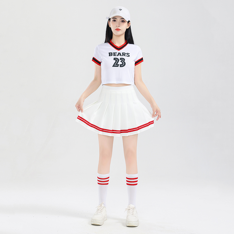 ダンス衣装 青春ユニフォーム風チアセット