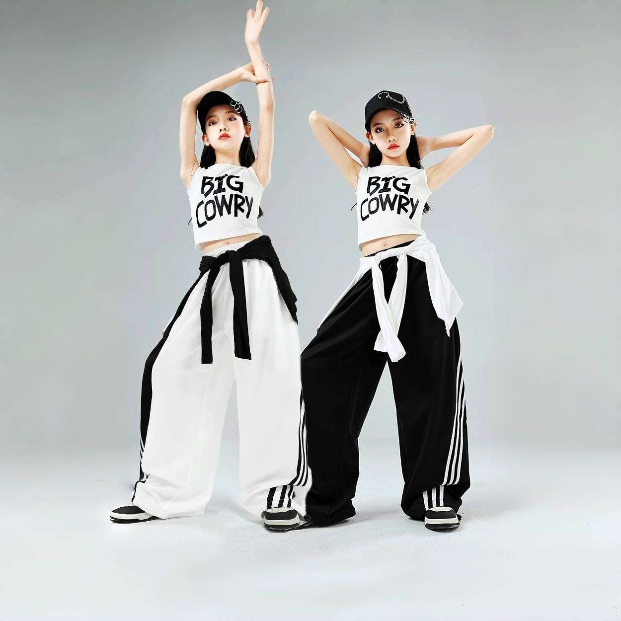 ダンス衣装 ストリートダンス キッズ上下3点セットアップ