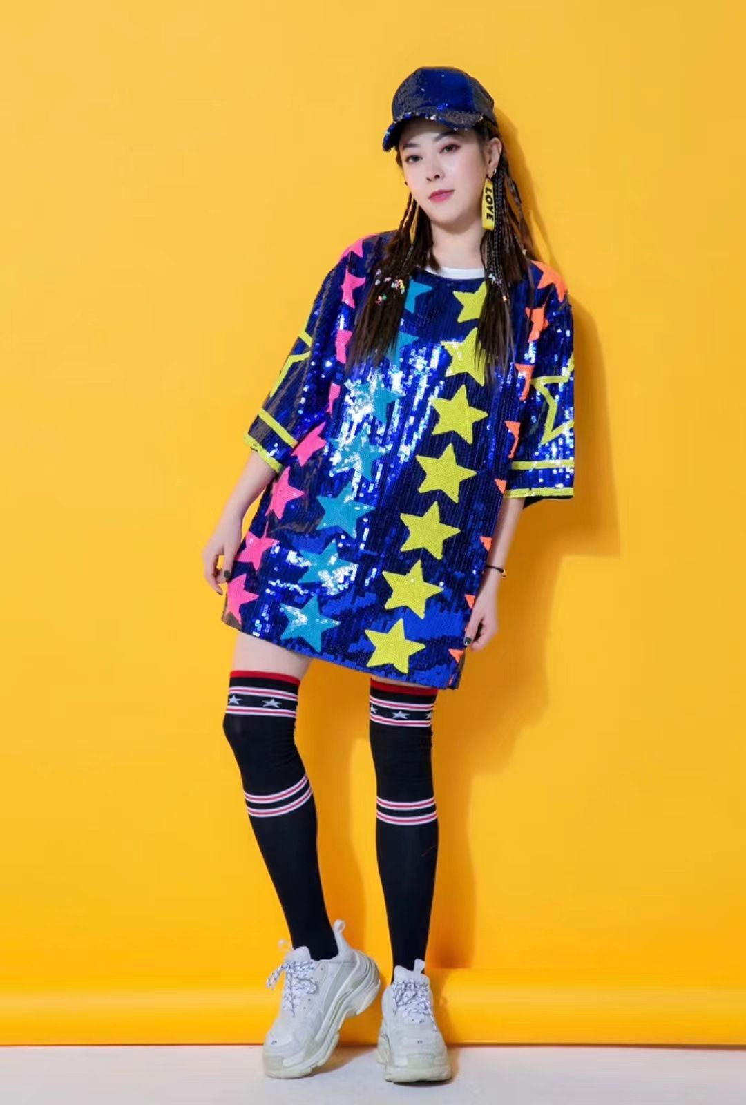 ダンス衣装 星空キラめきTシャツ