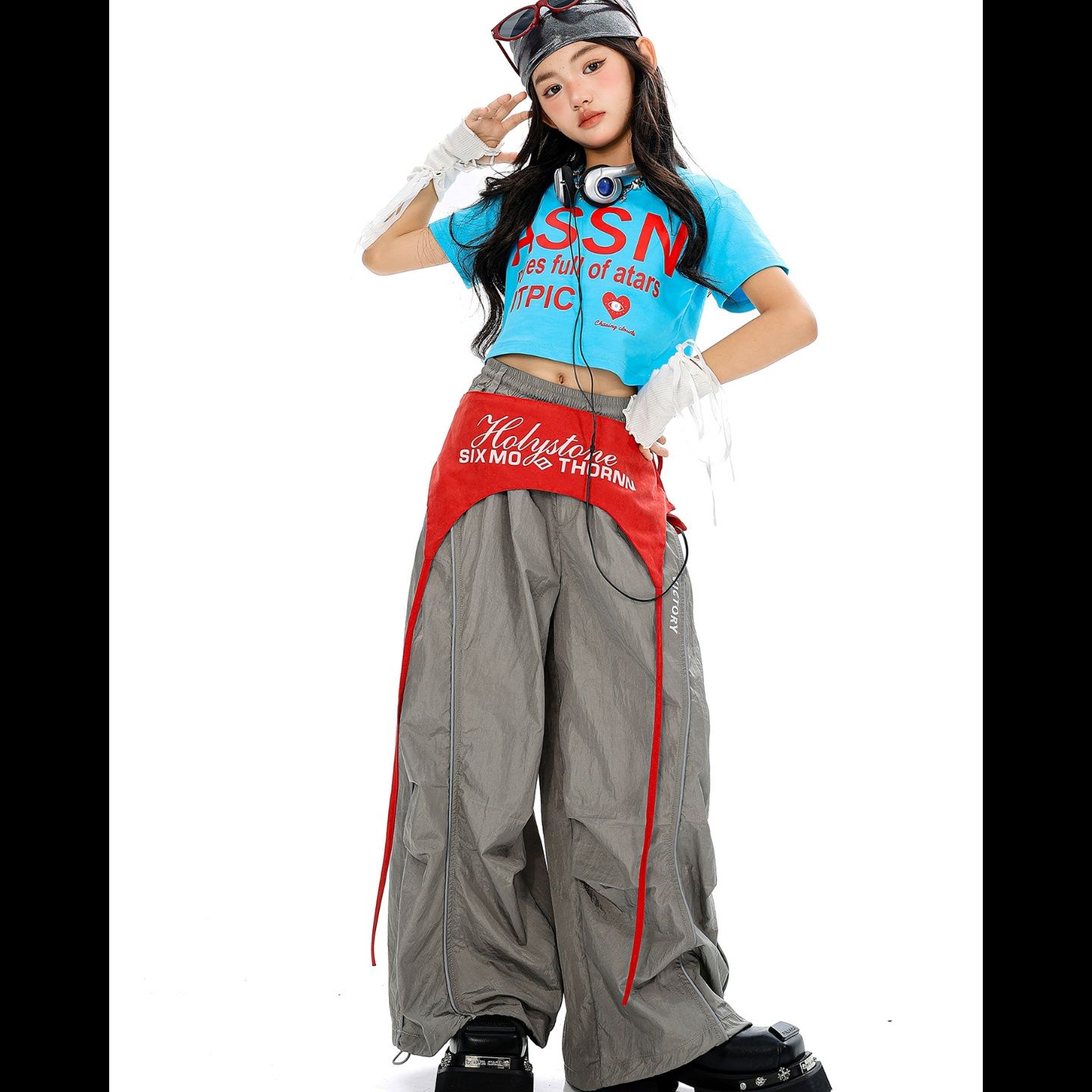 ダンス衣装 ストリートワイドパンツセット