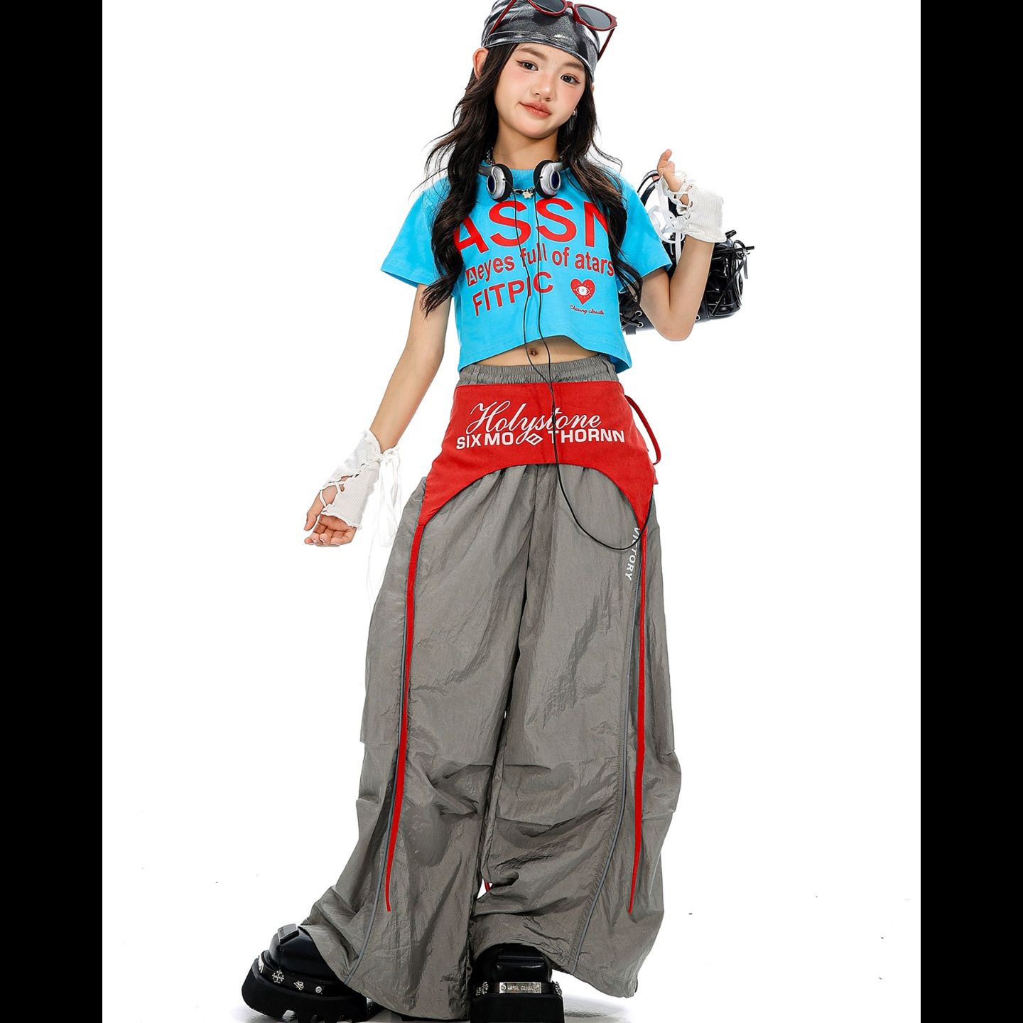ダンス衣装 ストリートワイドパンツセット
