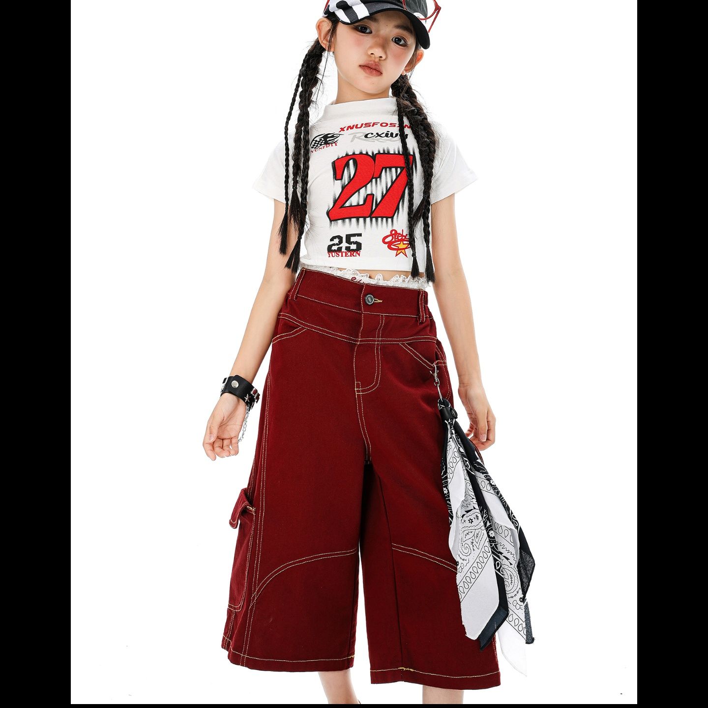 ダンス衣装 ナンバーロゴ ヒップホップセット