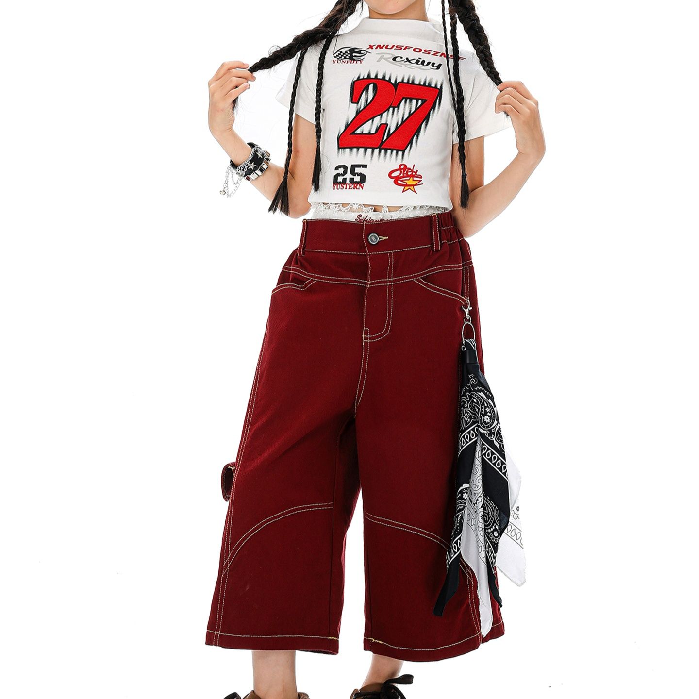 ダンス衣装 ナンバーロゴ ヒップホップセット