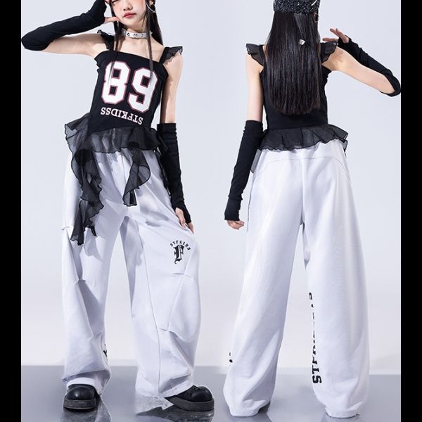 ダンス衣装 ストリート風ナンバリングセットアップ