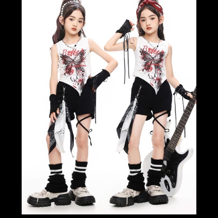 ダンス衣装 蝶々ストリートセット