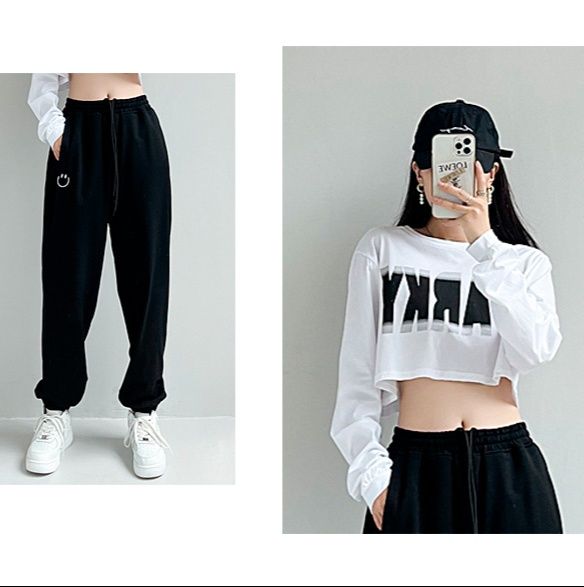ダンス衣装 ゆったりショート丈セットアップ