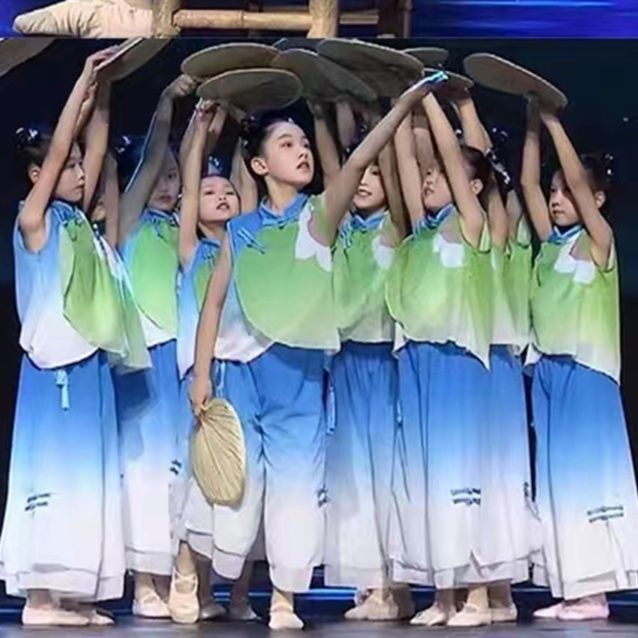 ダンス衣装 花蓮の舞 キッズ民族風衣装セット