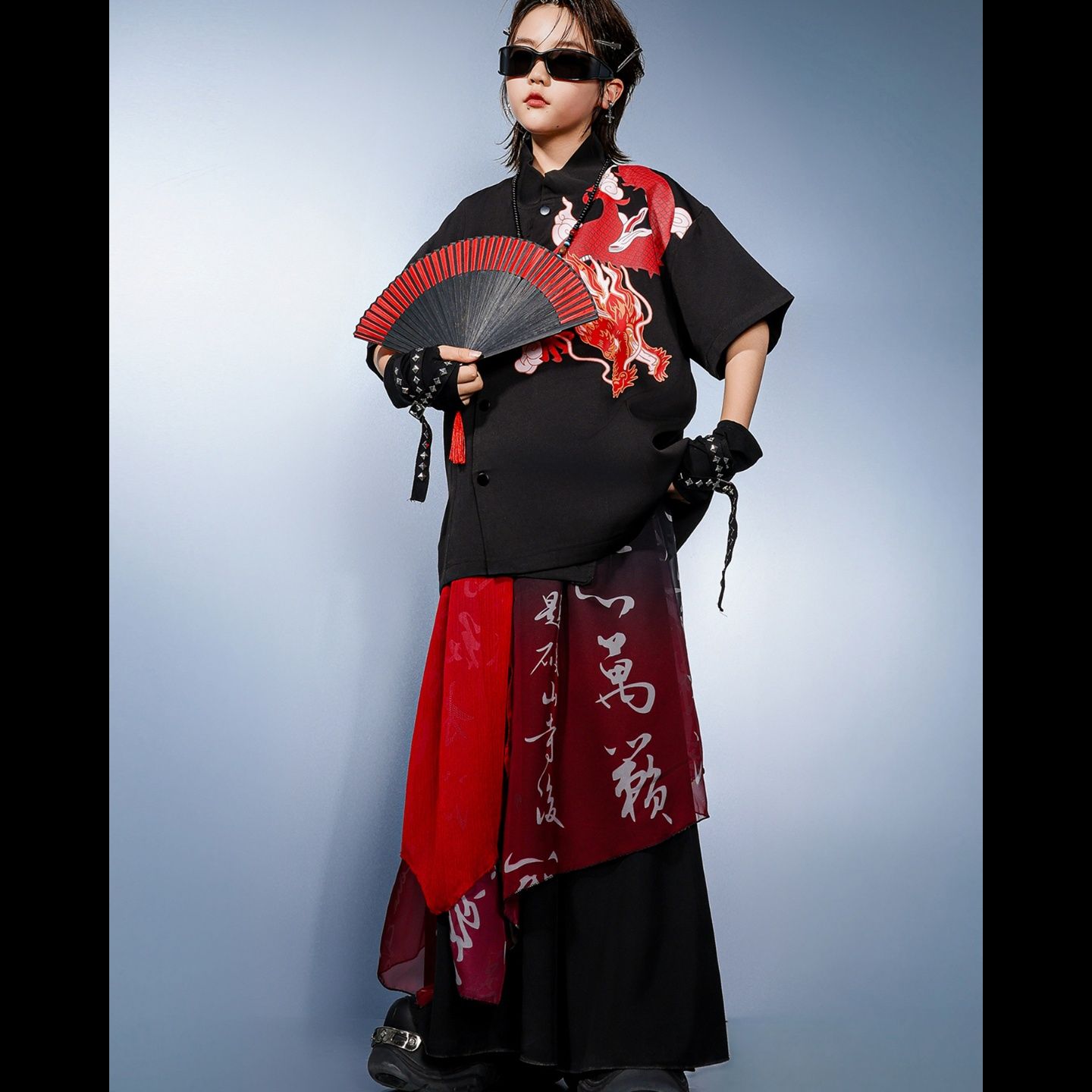 ダンス衣装 龍舞和風ステージ衣装セット