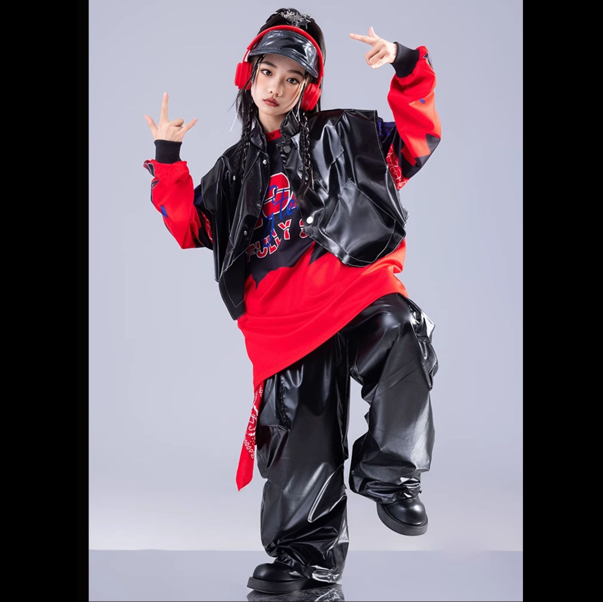 ダンス衣装 ストリート風ヒップホップ衣装セット