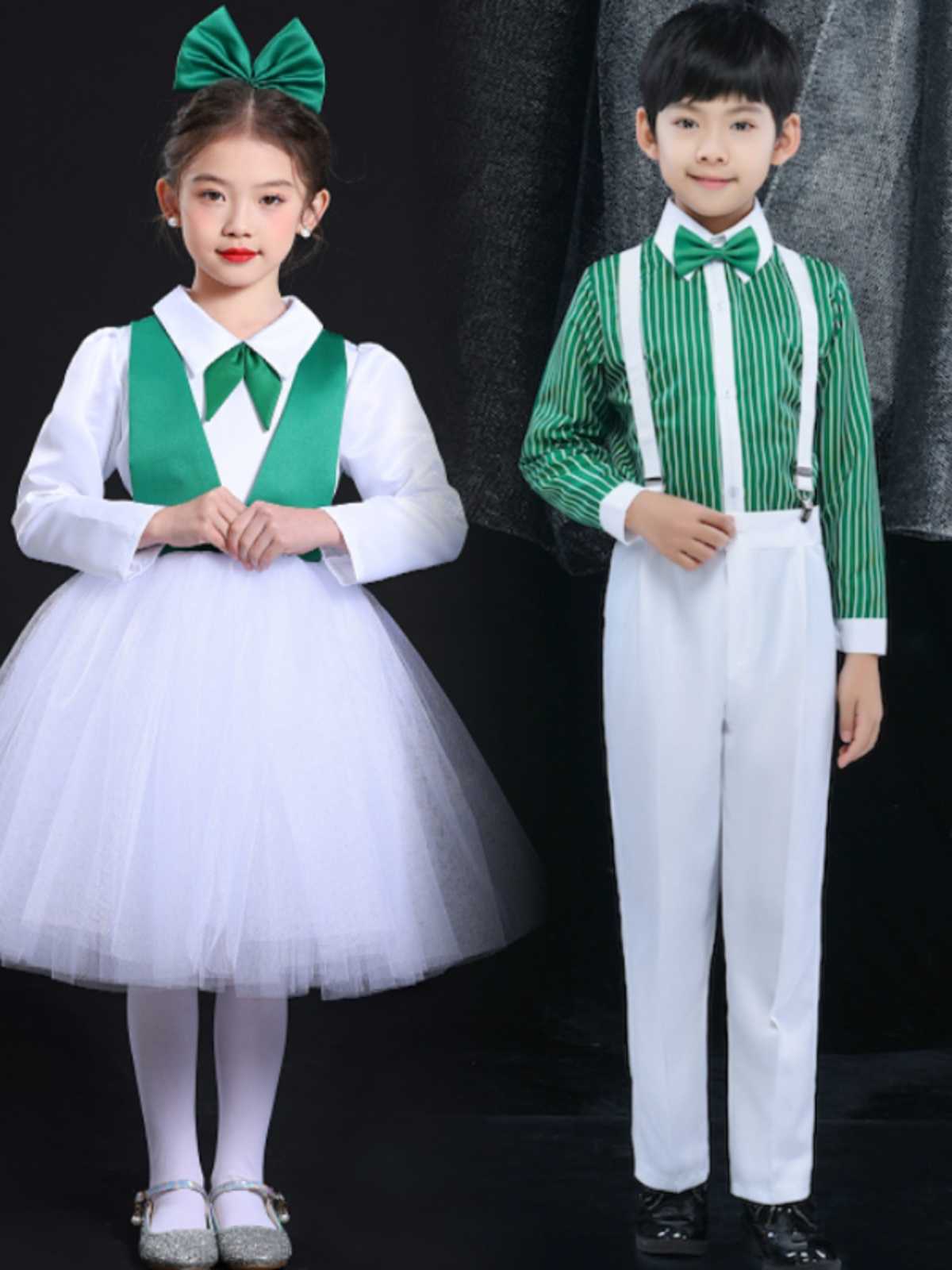 ダンス衣装 学芸会キッズフォーマル ツーピースセット