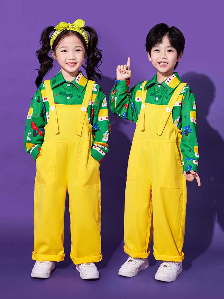 お子様用オーバーオール風ダンス衣装