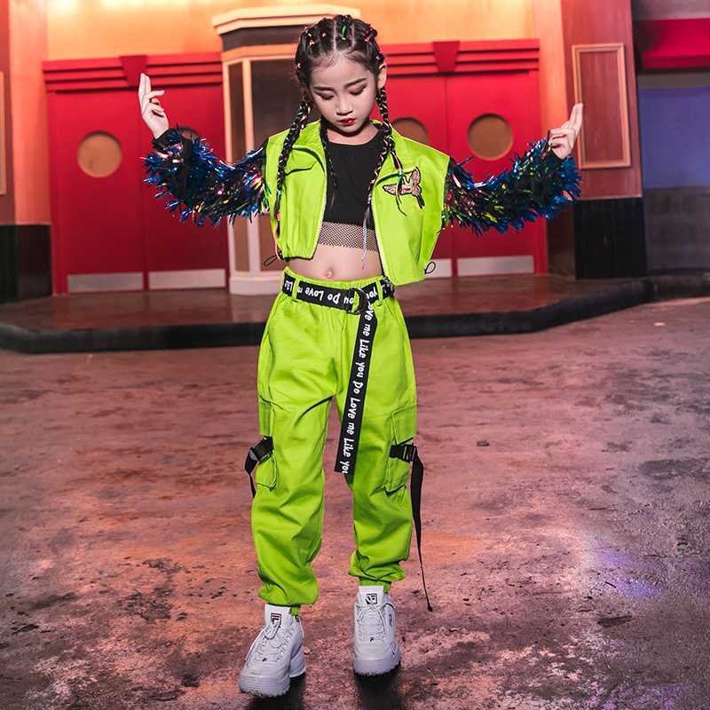 ダンス衣装 キラキラフリンジ アクティブセットアップ