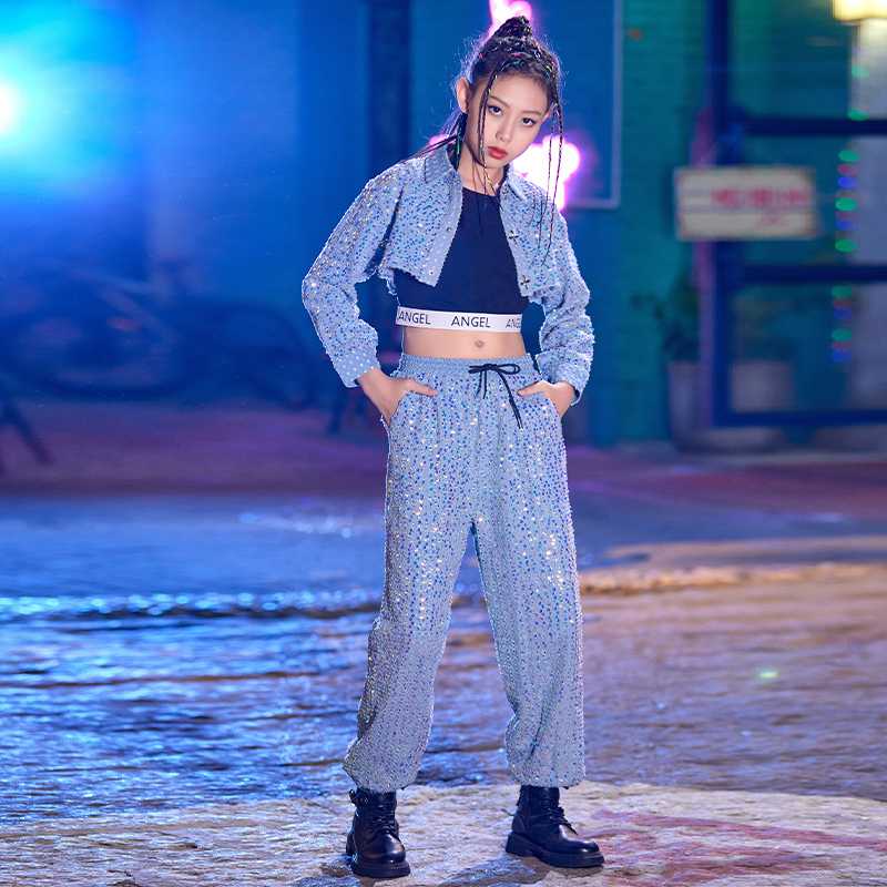 ダンス衣装 キラめき輝くツーピースセット