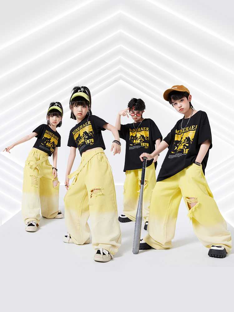 ダンス衣装 ダンス衣装 ストリート系ゆったりダンス上下セット