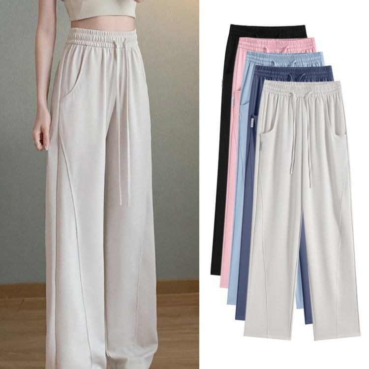 ダンス衣装 氷糸素材ゆったりワイドレッグパンツ 韓国