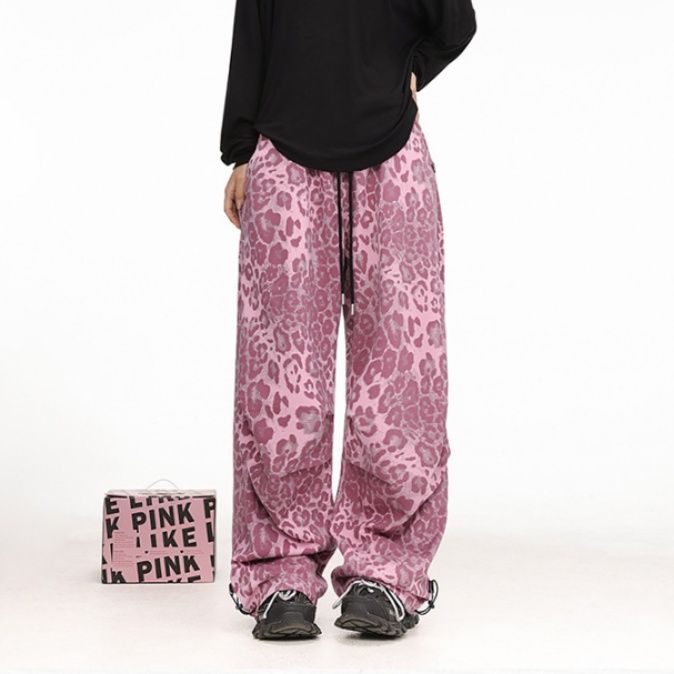 ダンス衣装 アニマル柄ワイドパンツ