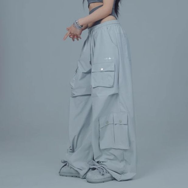 ダンス衣装 カーゴポケット付きワイドパンツ