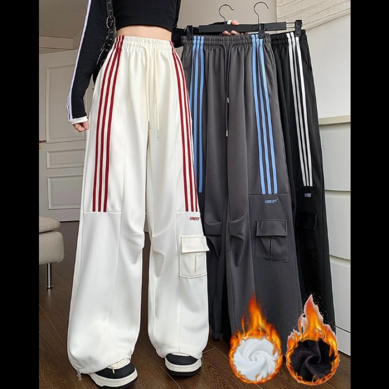 ダンス衣装 サイドライン入りワイドカーゴパンツ　ヒップホップ