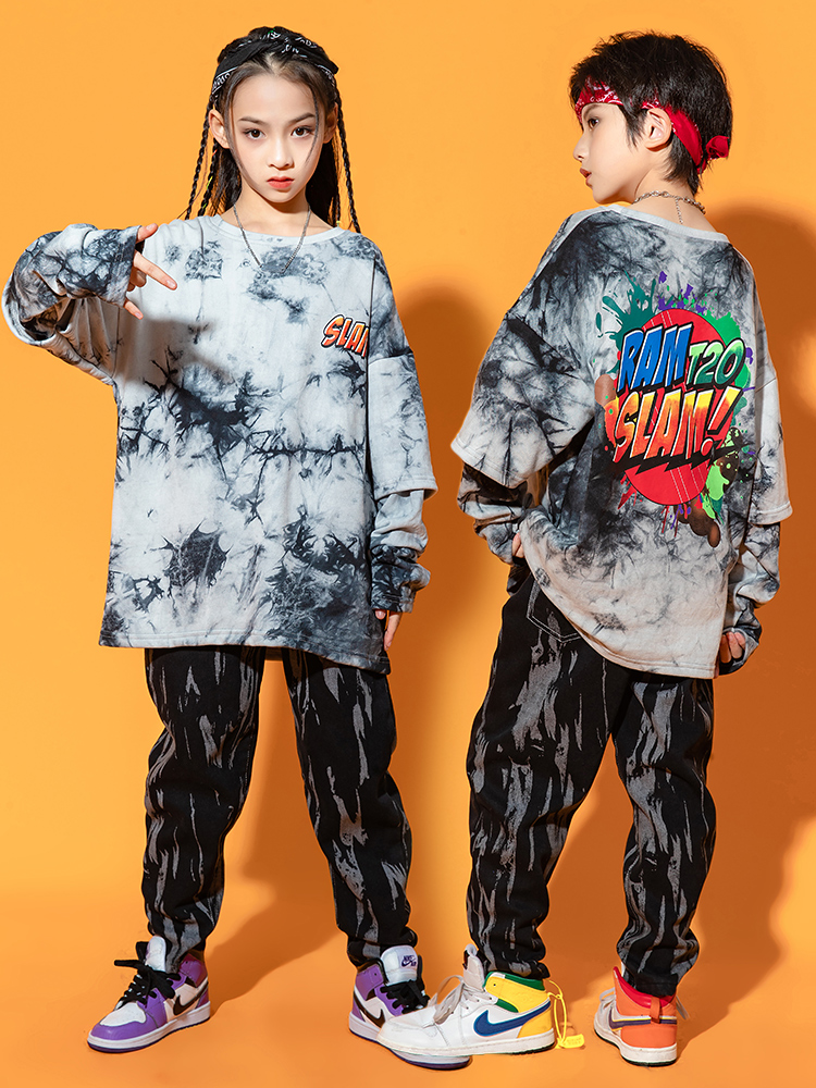 ダンス衣装 ダンス衣装 ストリート格子柄セットアップ