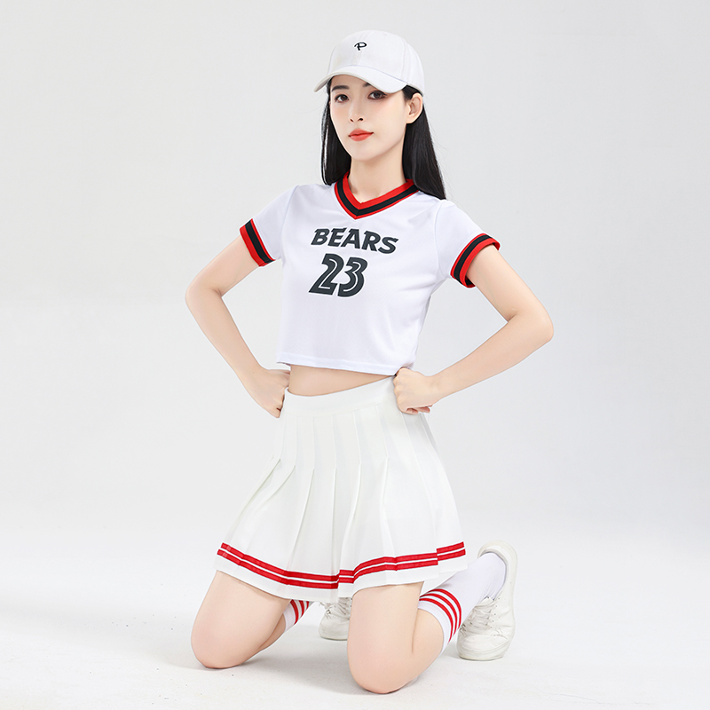 ダンス衣装 青春ユニフォーム風チアセット
