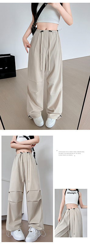 ダンス衣装 ヒップホップ カーゴパンツ レディース ワイドパンツ 体型カバー 黒