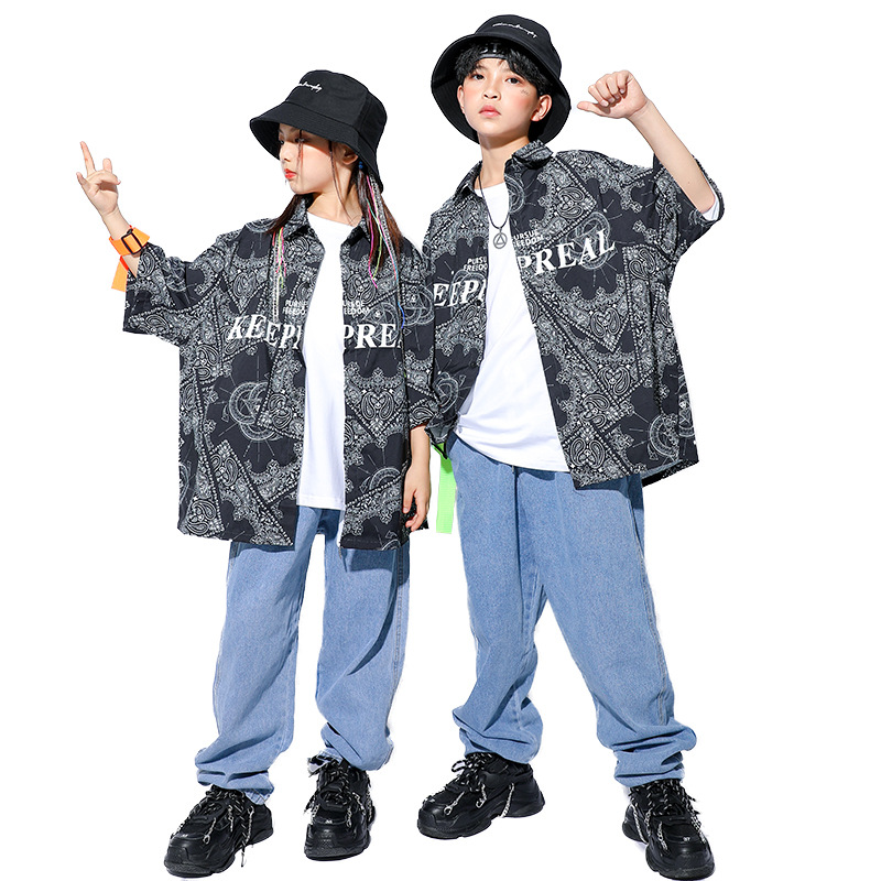 ダンス衣装 ダンス衣装 ペイズリービッグシルエット衣装セット