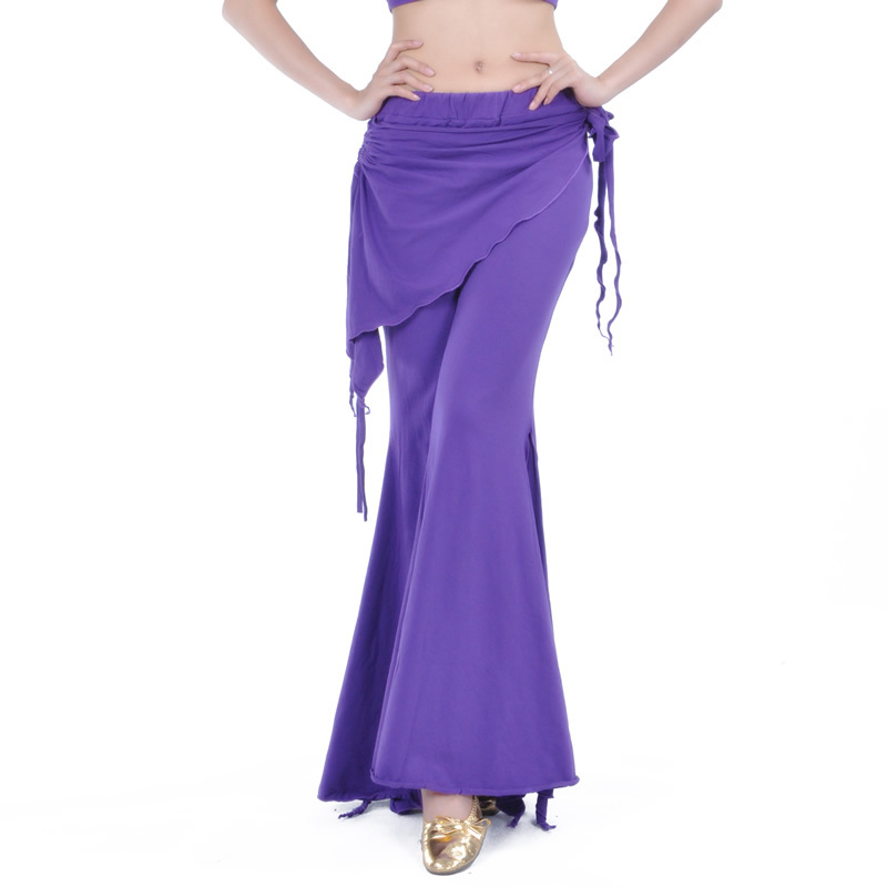 ダンス衣装 腰巻きデザインフレアパンツベリーダンス用