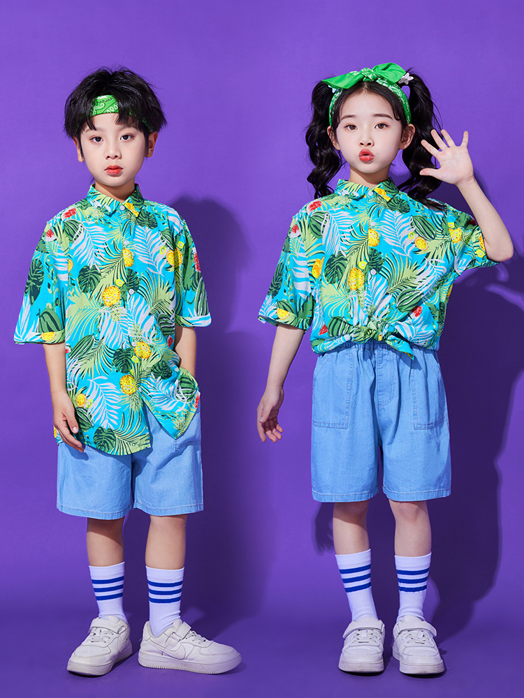 ダンス衣装 トロピカルストリート セットアップ