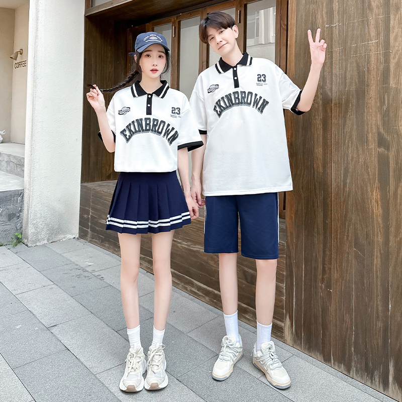 ダンス衣装 青春カレッジポロスタイル