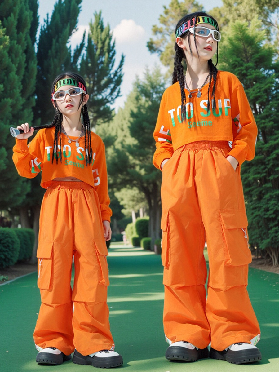 ダンス衣装 ダンス衣装 ストリート系マルチポケットセットアップ