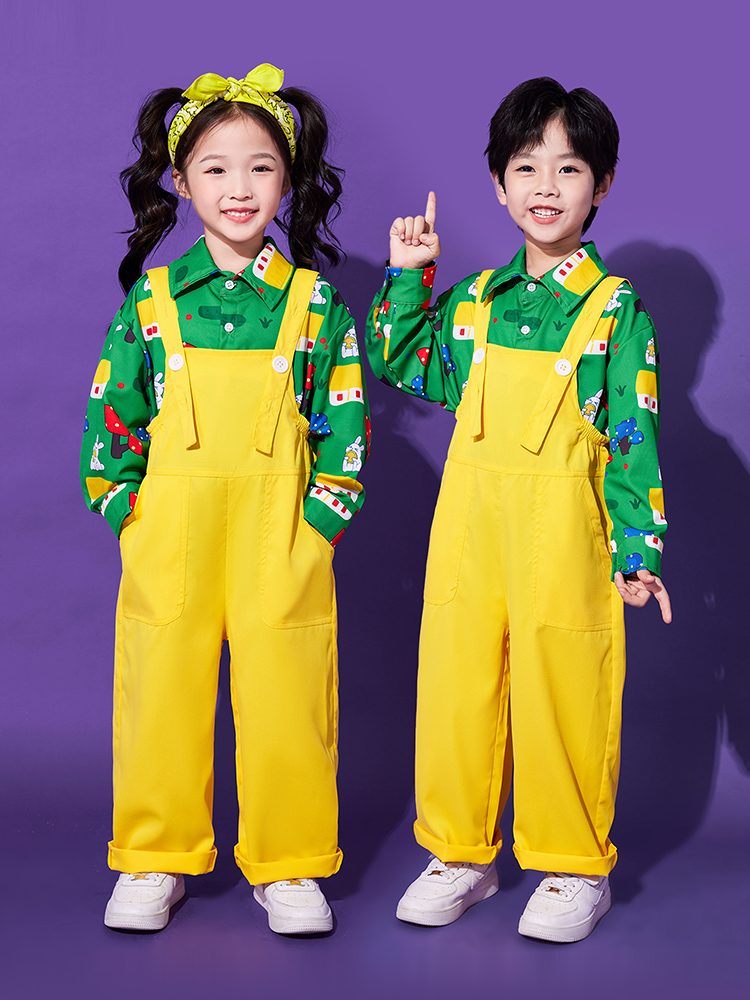 お子様用オーバーオール風ダンス衣装