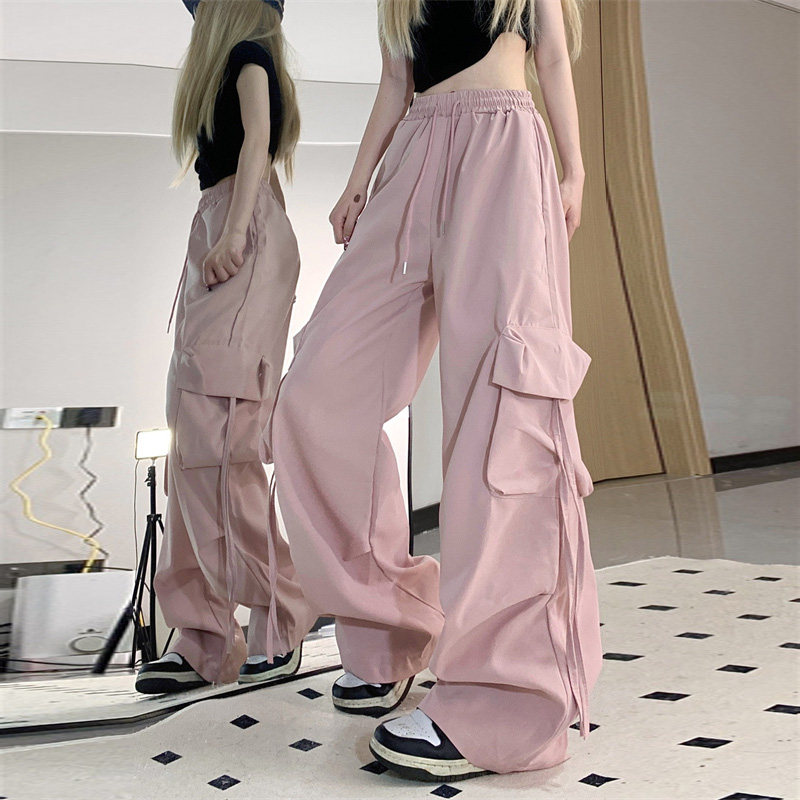 ダンス衣装 多機能カーゴポケット付きワイドダンスパンツ 韓国