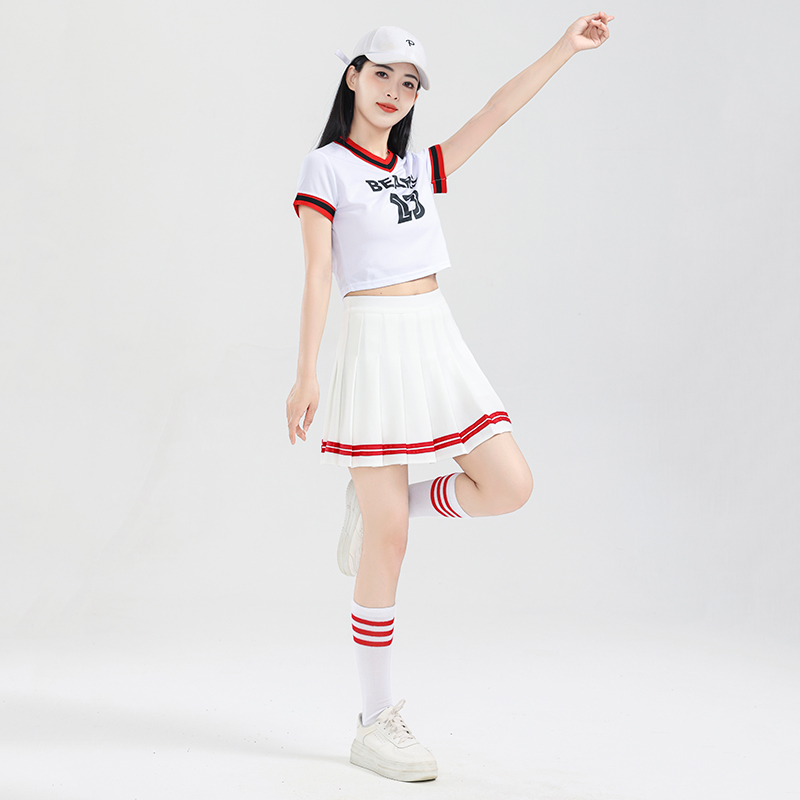 ダンス衣装 青春ユニフォーム風チアセット