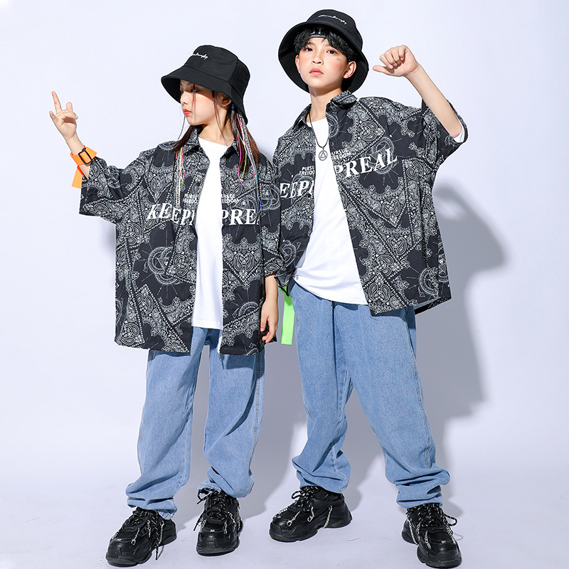 ダンス衣装 ダンス衣装 ペイズリービッグシルエット衣装セット