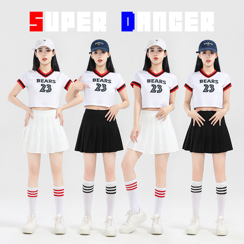 ダンス衣装 青春ユニフォーム風チアセット