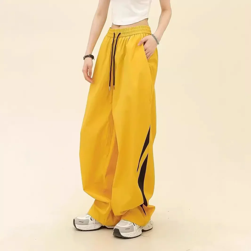 ダンス衣装 ワイドシルエット切替デザインダンスパンツ