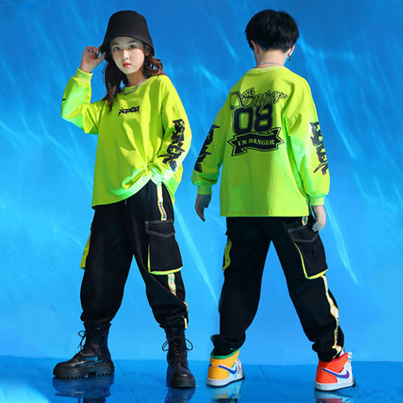 ダンス衣装 ダンス衣装 ストリート風ポケット付きダンスセット