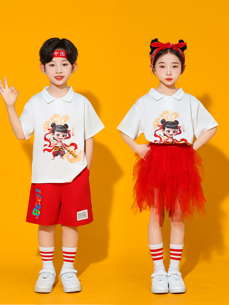 ダンス衣装 伝統柄キッズダンス衣装セット