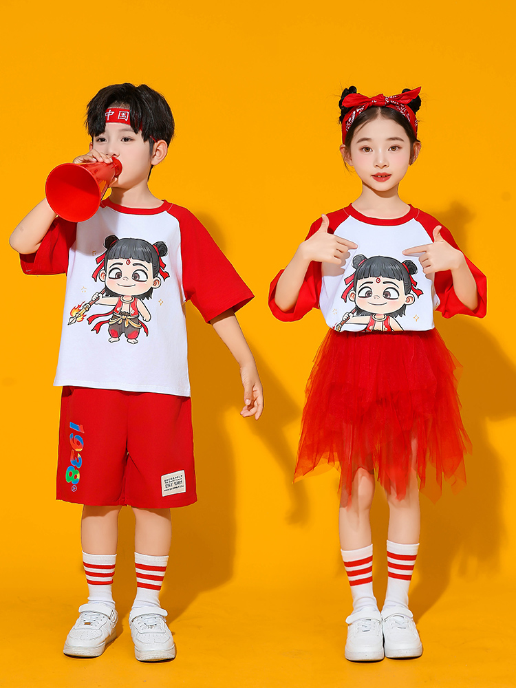 ダンス衣装 伝統柄キッズダンス衣装セット