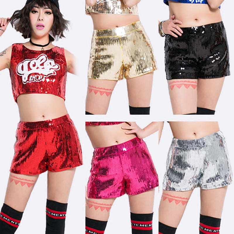 ダンス衣装 キラキラスパンコール セットアップ