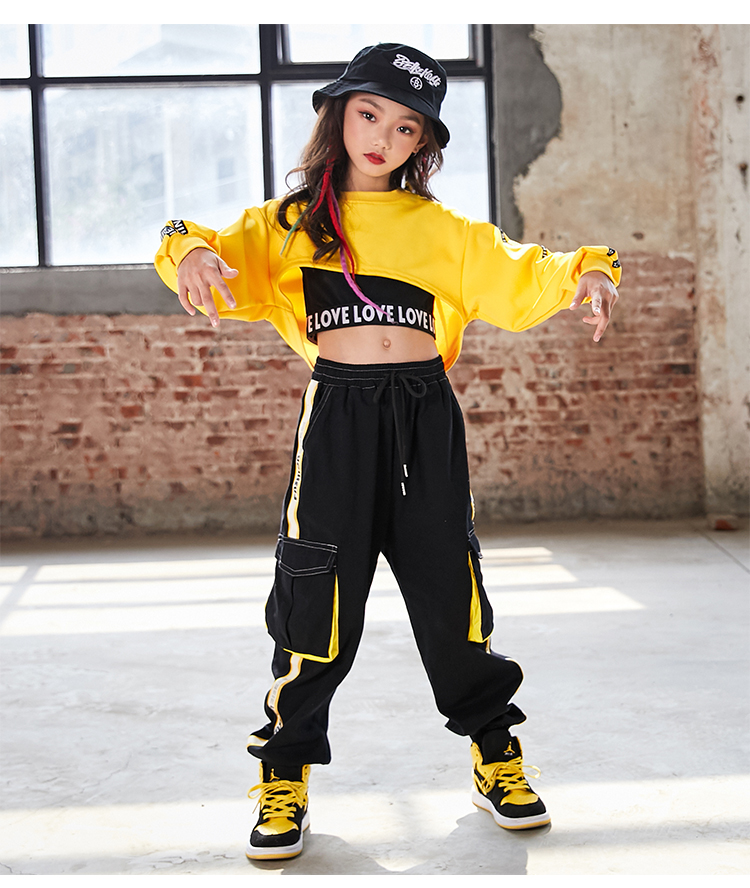 ダンス衣装 ダンス衣装 愛言葉クロップドセットアップ