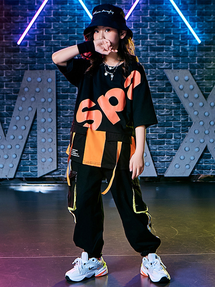 ダンス衣装 ダンス衣装 ストリート魂 ゆるシルエット上下セット