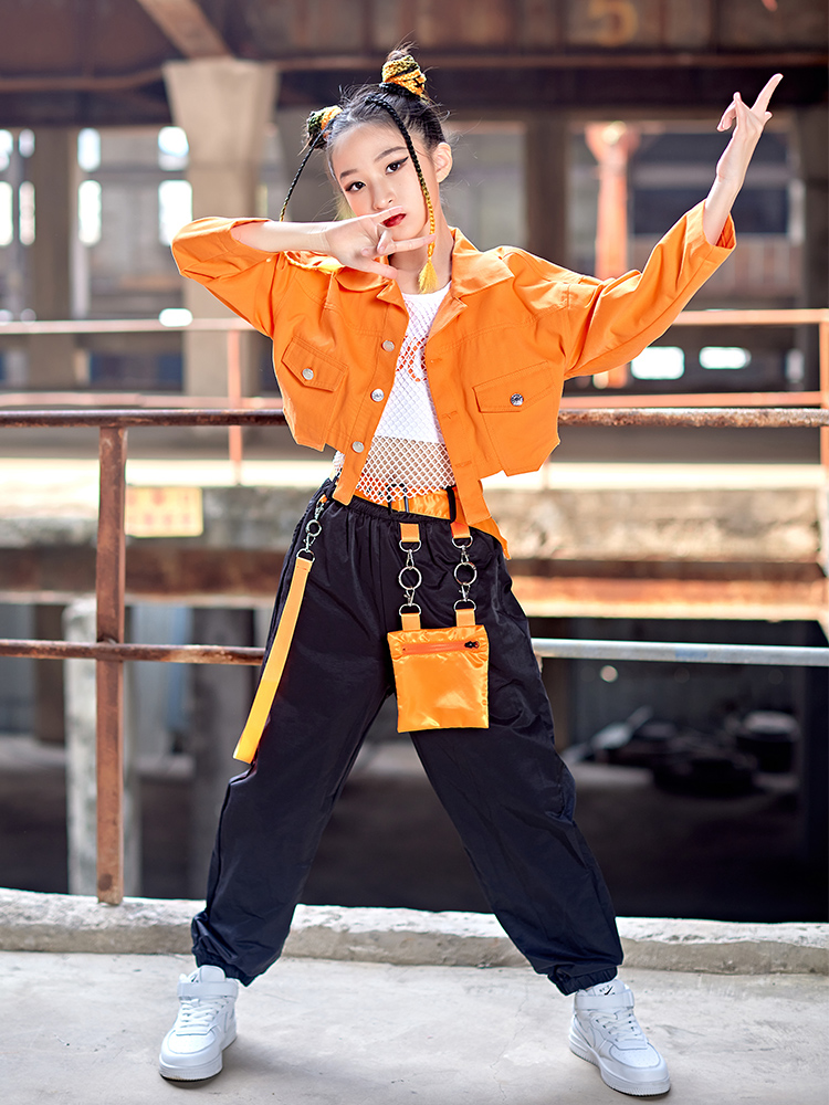 ダンス衣装 ダンス衣装 ストリート風ショート丈ジャケットセット