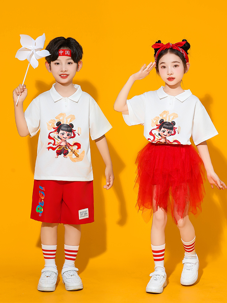ダンス衣装 伝統柄キッズダンス衣装セット