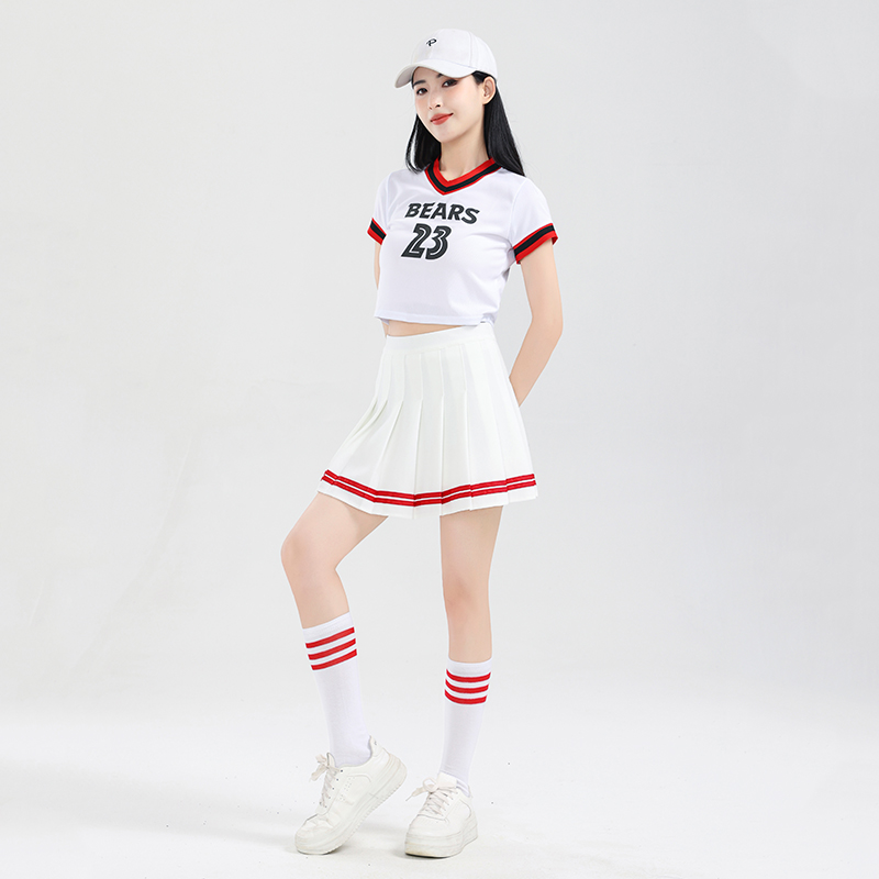 ダンス衣装 青春ユニフォーム風チアセット