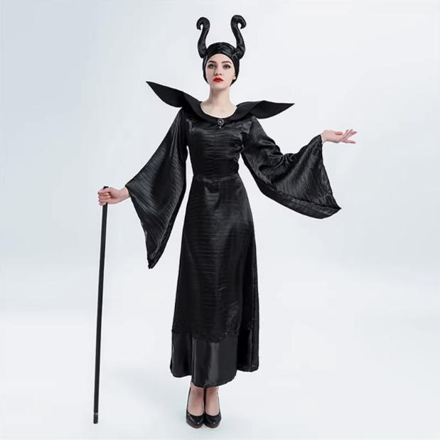 ダンス衣装 魔女の角飾り華麗衣装