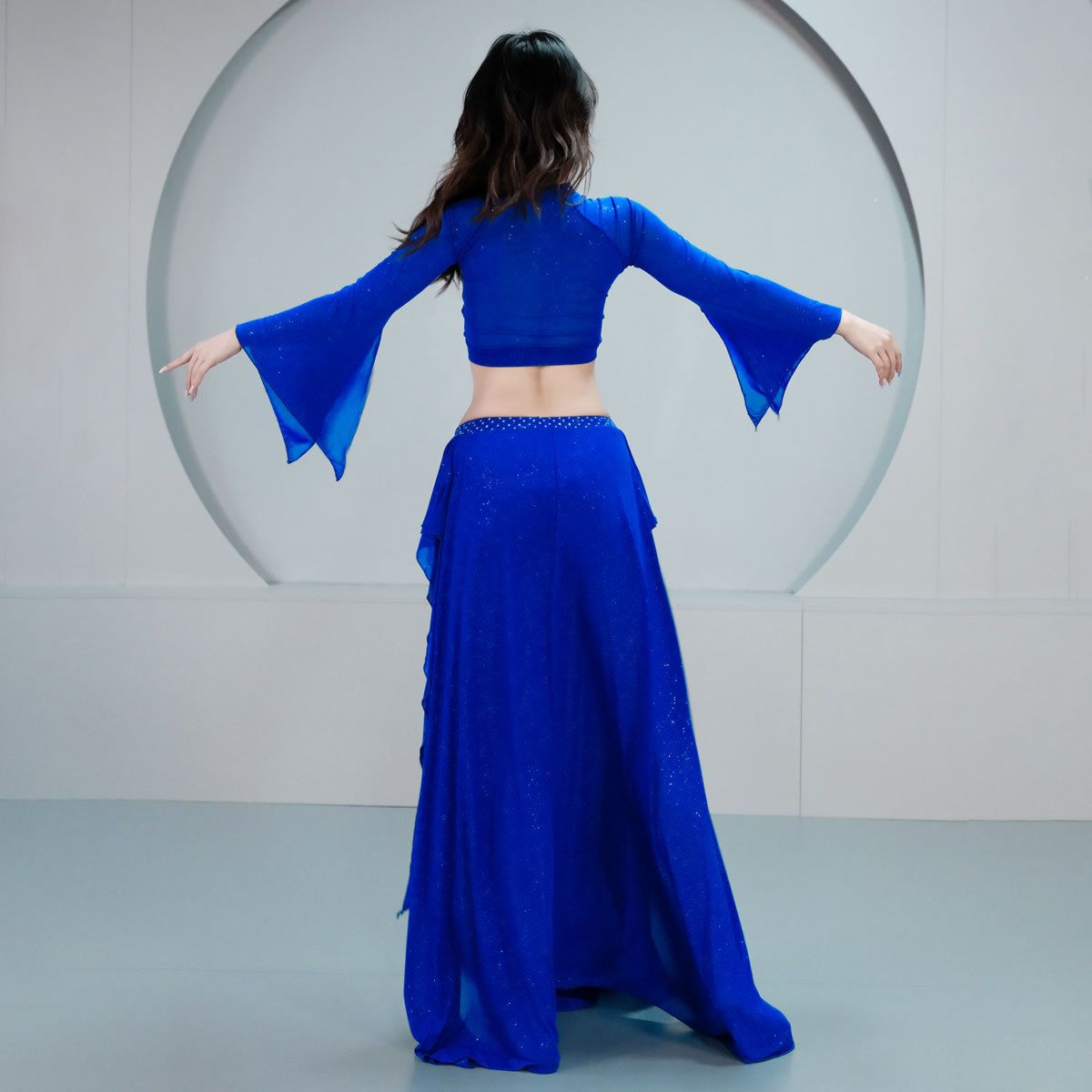 社交 ダンス ドレス ラテン社交ダンス 華麗な上下セット キラキラ装飾 M-XL