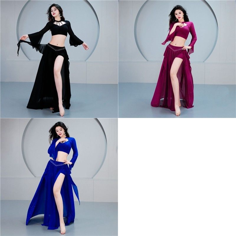 社交 ダンス ドレス ラテン社交ダンス 華麗な上下セット キラキラ装飾 M-XL